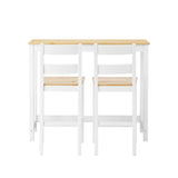 NNEED 3PCS Bar Set Cafe Table&2 Stools