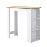 NNEED Bar Table Dining Storage Shelf Wine Rack