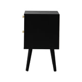 NNEED 2X Bedside Table 2 Drawers Storage Cabinet Rattan
