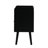NNEED 2X Bedside Table Drawer Side Table Rattan
