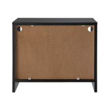 NNEED Bedside Tables RGB LED High Gloss Black