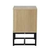 NNEED Bedside Tables 2 Drawers Bedroom Metal