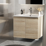 NNEDSZ Cefito Vanity Unit 600mm with Basin Oak