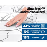 NNEDSZ Air Mattress Queen Inflatable Bed 56cm Airbed Grey