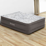 NNEDSZ Air Mattress Queen Inflatable Bed 56cm Airbed Grey