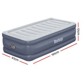 NNEDSZ Mattress Air Bed Single Size 51CM Inflatable Camping Beds Home Outdoor