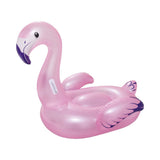 NNEDSZ Kids Flamingo Rider Ride On Float Floating Seat Pool Lounger 1.27Mx1.27M