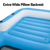 NNEDSZ Inflatable Floating Island Float Lounger Sunshade Pool Bed 3.05Mx1.86M