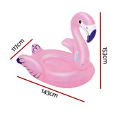 NNEDSZ Flamingo Rider Ride On Float Floating Seat Pool Lounger 1.43Mx1.53M