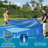 NNEDSZ Pool Cover 58106 Fits 3x2.01m Above Ground Swimming Pool PE Blanket