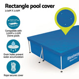 NNEDSZ Pool Cover 58106 Fits 3x2.01m Above Ground Swimming Pool PE Blanket
