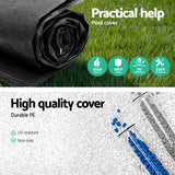 NNEDSZ Pool Cover Fits 3.05m Round Above Ground Swimming Pool PVC Blanket