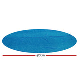 NNEDSZ Pool Cover Solar Fits 4.17m Round Above Ground Swimming Pool Blanket