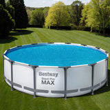 NNEDSZ Pool Cover Solar Fits 4.17m Round Above Ground Swimming Pool Blanket