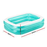 NNEDSZ Kids Pool 200x146x48cm Inflatable Above Ground Swimming Pools 450L