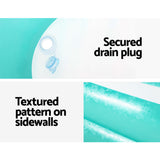 NNEDSZ Kids Pool 200x146x48cm Inflatable Above Ground Swimming Pools 450L