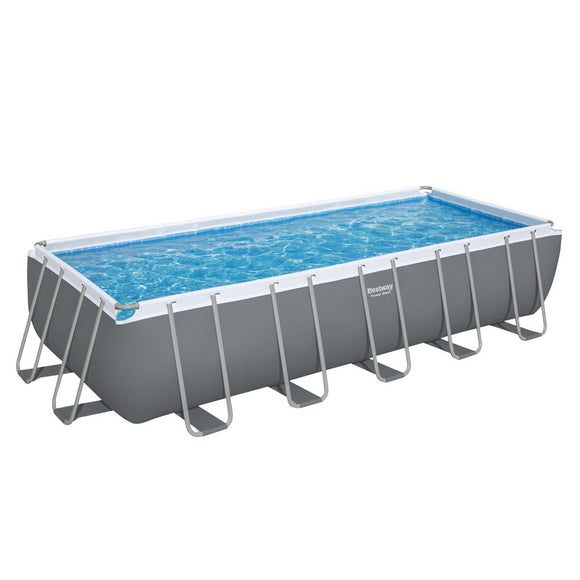 NNEDSZ Swimming Pool 640x274x132cm Steel Frame Above Ground Pools Filter Pump Ladder 19281L