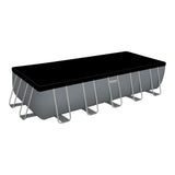 NNEDSZ Swimming Pool 640x274x132cm Steel Frame Above Ground Pools Filter Pump Ladder 19281L