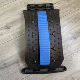 NNEOBA Adjustable Back Stretcher & Massager Lumbar Support Blue