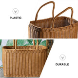 NNEOBA Woven Wicker Basket with Handle