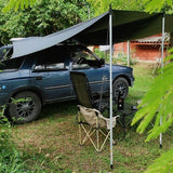 NNEOBA Bat Shape Car Side Awning Waterproof Rear Shelter Tent (Black)