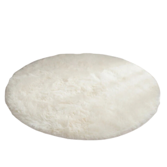 NNEOBA Ultra Soft Plush Round Rug
