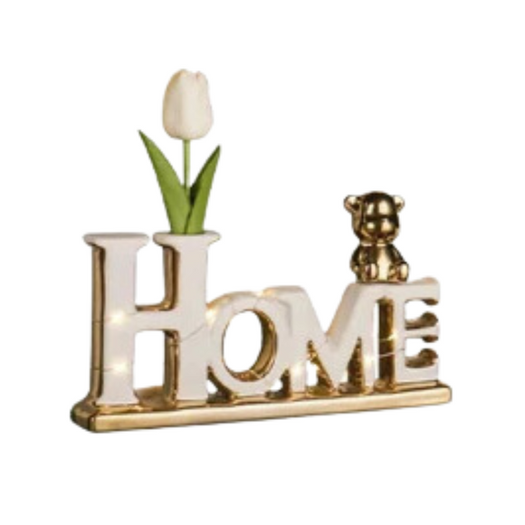 NNEOBA Creative Ceramic 3D Love Bear Ornament