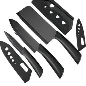NNEOBA 3-Piece Stainless Steel Kitchen Knife Set – Non-Slip Handle & Multipurpose Design
