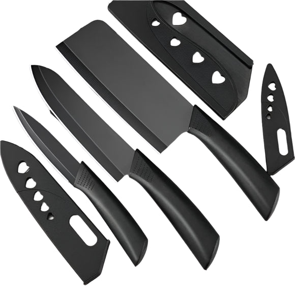NNEOBA 3-Piece Stainless Steel Kitchen Knife Set – Non-Slip Handle & Multipurpose Design
