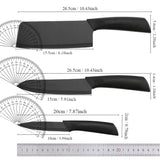 NNEOBA 3-Piece Stainless Steel Kitchen Knife Set – Non-Slip Handle & Multipurpose Design