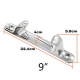NNEOBA Stainless Steel Boat Cleat Line Straight Bow Chock