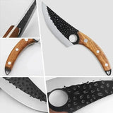 NNEOBA Hand-Forged Stainless Steel Chef Knife – With Protective Cover