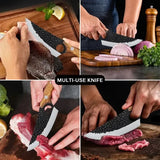 NNEOBA Hand-Forged Stainless Steel Chef Knife – With Protective Cover