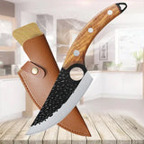 NNEOBA Hand-Forged Stainless Steel Chef Knife – With Protective Cover