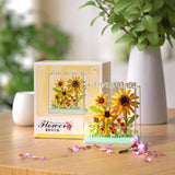 NNEOBA Bouquet Sun Flower Flowers Bricks Constructor Set
