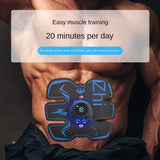 NNETM Rechargeable Remote Control Abdominal Muscle Toner, Muscle Trainer, Body Muscle Stimulator EMS Massager- Tone Your Abs, Hips, And Buttocks At Home