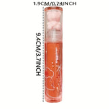 NNETM 6 Color Lip Gloss Cute Little Bear, Jelly Lips With Sparkling Light Dew Water, Long-lasting Stain Resistant