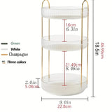 NNETM 360° Rotating Skincare, Perfume & Beauty Organiser