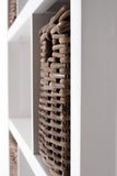 NNENVS Room Divider with Basket Set