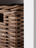 NNENVS Room Divider with Basket Set