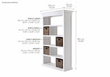 NNENVS Room Divider with Basket Set