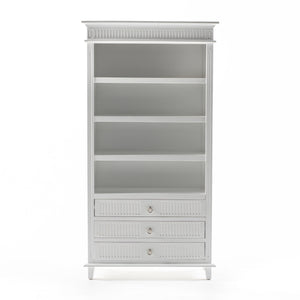 NNENVS Bookcase with 3 Drawers
