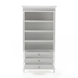 NNENVS Bookcase with 3 Drawers