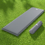 NNEDSZ Self Inflating Mattress Camping Sleeping Mat Air Bed Pad Single Grey