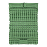 NNEDSZ Self Inflating Mattress Camping Sleeping Mat Air Bed Pad Double Pillow