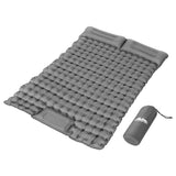 NNEDSZ Self Inflating Mattress Camping Sleeping Mat Air Bed Double Pillow Bag