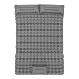 NNEDSZ Self Inflating Mattress Camping Sleeping Mat Air Bed Double Pillow Bag