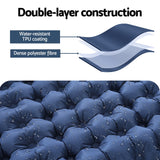 NNEDSZ Self Inflating Mattress Camping Sleeping Mat Air Bed Single Pillow Bag