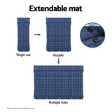 NNEDSZ Self Inflating Mattress Camping Sleeping Mat Air Bed Single Pillow Bag