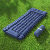 NNEDSZ Self Inflating Mattress Camping Sleeping Mat Air Bed Single Pillow Bag